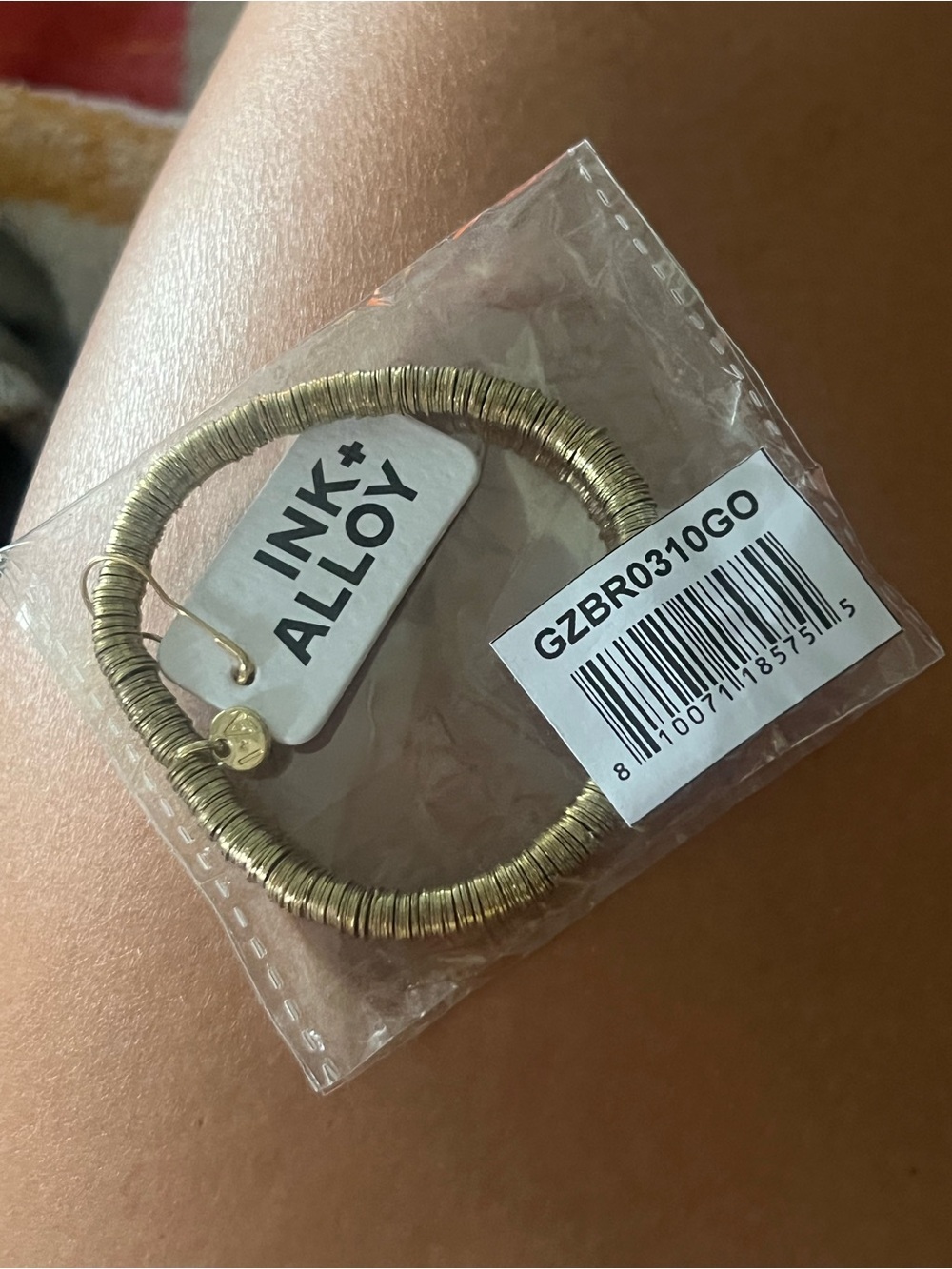 ALLOY Gold Coil Stretch Bracelet